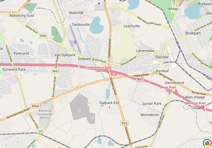 Map location of Dalpark